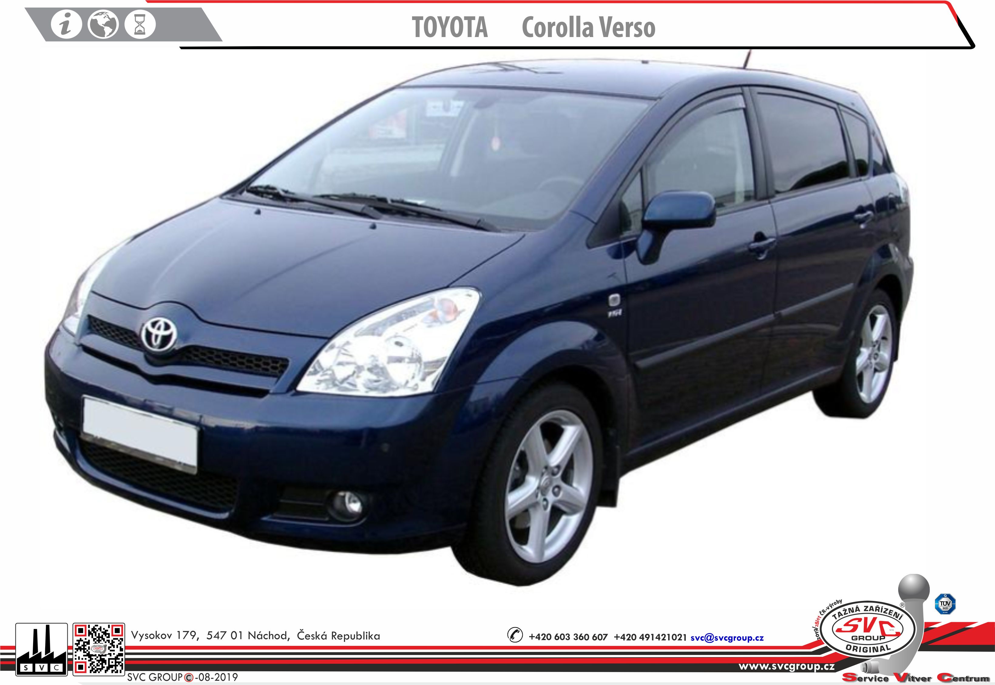 Toyota Corolla Verso 2001-2004